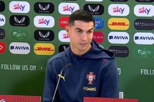 C羅：或許在不久的將來我會(huì)再接受一次采訪，談?wù)勎覍ψ闱虻目捶? >
                                        </div>
                                    </div>
                                                                        <div   id=