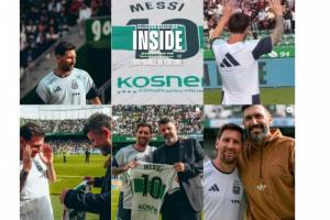 陷入瘋狂！梅西隨阿根廷在埃爾切主場(chǎng)訓(xùn)練，埃爾切社媒連更16條