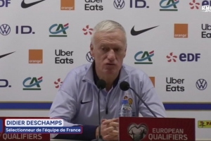 德尚：姆巴佩腳踝仍有炎癥已將他還給皇馬，謝爾基還有改進(jìn)的空間