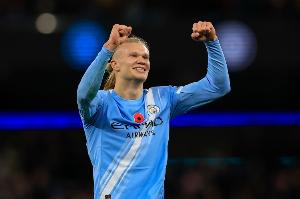 嚇人??哈蘭德本賽季20場狂轟32球，只對熱刺和維拉沒進球