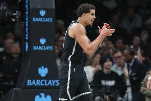 高效全能！小邁克爾-波特半場8中6拿到19分7板5助 正負(fù)值+16