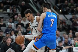 美媒最新DPOY概率：文班亞馬35%居首 切特34%第二 阿門8%第五