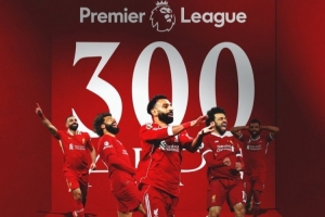 188球89助攻！利物浦官方：薩拉赫解鎖紅軍生涯英超300場里程碑