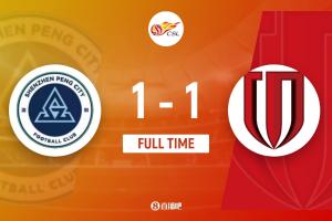 半場(chǎng)-安永佳開(kāi)場(chǎng)44秒破門費(fèi)利佩扳平董巖鋒送禮 新鵬城1-1蓉城