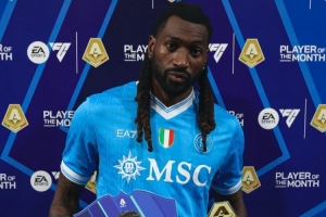 4場(chǎng)3球，官方：那不勒斯中場(chǎng)安古伊薩當(dāng)選意甲10月最佳球員