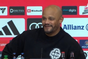 孔帕尼：拜仁的梅西？更希望卡爾做自己 定位球防守確實犯了錯