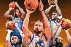 單場10+三分場次排行！庫里27次斷檔領(lǐng)先 克萊9次排第二