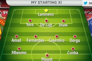 曼晚預測曼聯首發(fā)：卡塞米羅搭B費，多爾古、芒特、姆伯莫出戰(zhàn)