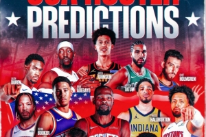 美媒預(yù)測28年美國男籃陣容：KD&布克領(lǐng)銜 這陣容能拿奧運(yùn)金牌嗎？