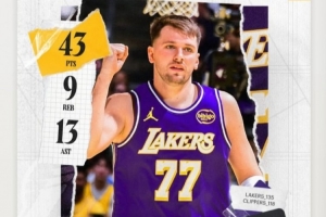 拉拉維亞調(diào)侃東契奇該多搶一個板！后者回復：一切盡在不言中