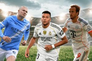 五大聯(lián)賽射手榜：哈蘭德、凱恩14球，姆巴佩13球，意甲13輪5人5球