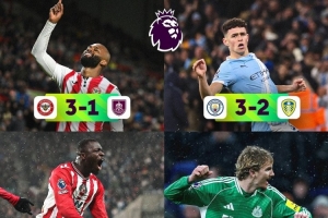 精彩！今日5場英超比賽出現(xiàn)22粒進球，場均打進4.4球