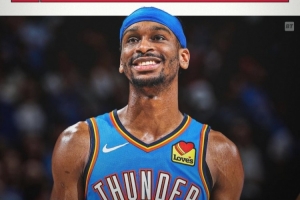 雷霆19勝1負(fù)開局！并列歷史第2開局 第一為15-16賽季勇士！