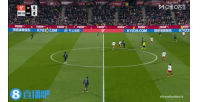 姆有引力！姆巴佩面對3人夾防盤帶倒三角傳居萊爾，后者遠射打偏