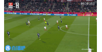 進球被吹反被進！上半場臨結(jié)束 奧納西無人盯防破門，皇馬0-1落后