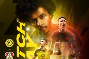 多特發(fā)布對陣藥廠海報：施洛特貝克、阿德耶米、格里馬爾多出鏡