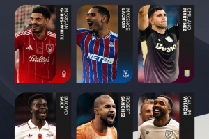 PFA英超11月最佳球員候選：薩卡、大馬丁、羅伯特·桑切斯在列