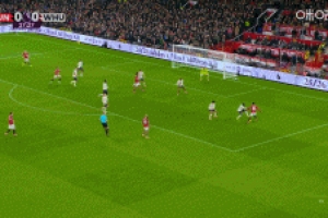 齊爾克澤射門被萬比薩卡門線解圍 庫尼亞倒鉤被擋B費墊射擦柱偏出