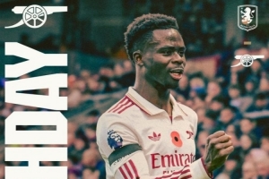 阿森納曬海報(bào)預(yù)熱客戰(zhàn)維拉：薩卡擔(dān)綱主角