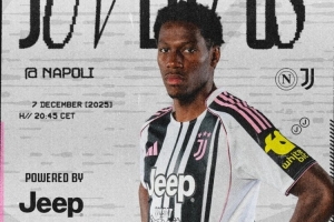 硬仗來了！尤文發(fā)布對陣那不勒斯海報，戴維單人出鏡