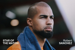 5次撲救+零封！羅伯特·桑切斯當選本輪切爾西隊內(nèi)最佳球員