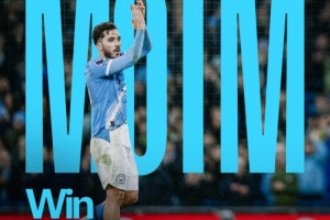 助攻雙響！謝爾基當(dāng)選對陣桑德蘭一役曼城隊內(nèi)最佳球員