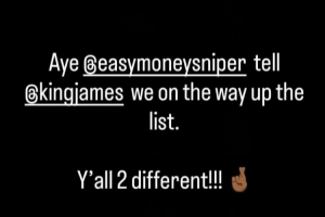 現(xiàn)役得分榜前三的互動(dòng)！哈登：KD和詹姆斯與眾不同 老詹INS轉(zhuǎn)發(fā)！