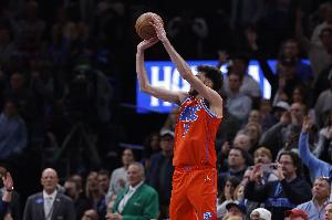 太恐怖了！無(wú)SGA雷霆半場(chǎng)領(lǐng)先爵士26分 首節(jié)就轟45分&領(lǐng)先25分！