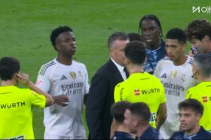 沒想到！馬卡：最冷靜的居然是維尼修斯，他勸走找主裁交涉的貝林