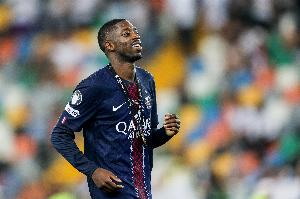 法媒：登貝萊患流感缺席訓(xùn)練，不確定能否出戰(zhàn)歐冠對(duì)畢巴的比賽