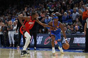 賽季至今凈效率前5球隊：雷霆+15.9斷檔 火箭+10.8第2 綠軍第5