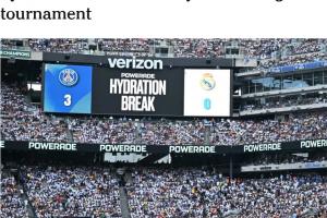 世界杯新增上下半場強(qiáng)制補(bǔ)水，TA：FIFA把世界杯比賽分成了四節(jié)