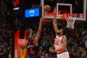 此路不通！唐斯且退且防 暴起大帽扇飛斯科蒂·巴恩斯上籃