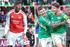 英超6隊歐冠排名：9-13名軍刺鵲車4隊扎堆，阿森納全勝第1曼城第4