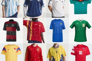 外媒：阿迪達斯將復(fù)刻德、阿、意、西等多國國家隊的經(jīng)典球衣