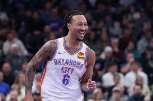 恐怖！ NBA杯1/4決賽雷霆13人輪換 上場(chǎng)球員全部都有得分入賬