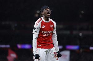 基翁：馬杜埃凱的進(jìn)球太特別了，即使兩個門將也撲救不出來