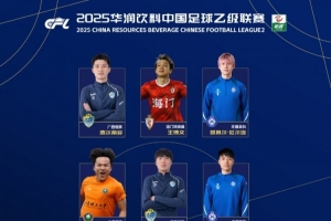 中乙聯(lián)賽最佳陣容：彭嘯、費(fèi)爾南多領(lǐng)銜，廣西恒宸共三人入選