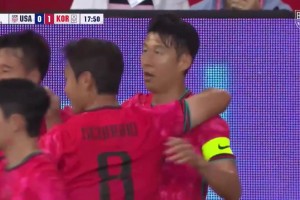 亞洲一哥！孫興慜單刀小角度打門得手！韓國1-0領先美國！