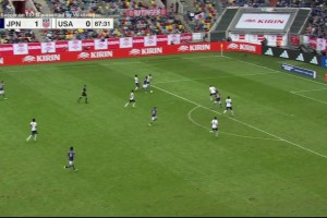 22年三笘薫一人打爆美國后防！沖破美國封鎖后一腳弧線球破門！