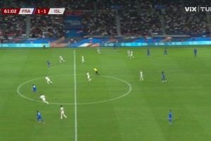 法國(guó)反超！姆巴佩無(wú)私助巴爾科拉破門(mén)，瓊阿梅尼精彩長(zhǎng)傳策動(dòng)