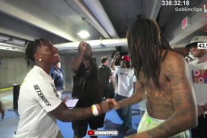 夢幻聯(lián)動！甲亢哥偶遇JJJ和莫蘭特，向二人介紹華為手機(jī)！