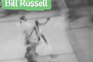 這是誰的青春？遠古大神拉塞爾快攻跳遠上籃簡直逆天??????