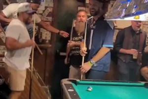 克萊這臺球水平，看著有點(diǎn)東西