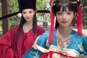 縣令大人！美女登密盼盼這身宋朝官人的服飾如何哈？