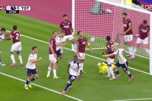 熱刺打破僵局！西蒙斯角球送助攻！薩爾后點(diǎn)頭槌破門！