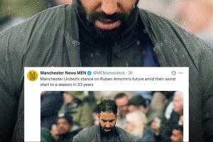 不下課！曼晚：阿莫林帥位無實(shí)質(zhì)性威脅，這“令人不可思議”