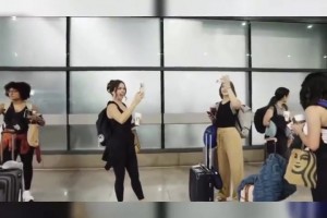 雷霆啦啦隊來到中國，解鎖高鐵體驗！小姐姐們都贊不絕口