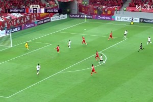 海港后點(diǎn)無人盯防，對手輕松破門！海港0-2落后神戶