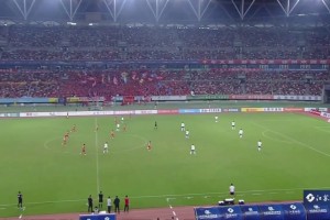 88分鐘破門！徐州隊楊浩接角球頭槌轟開蘇州隊大門??